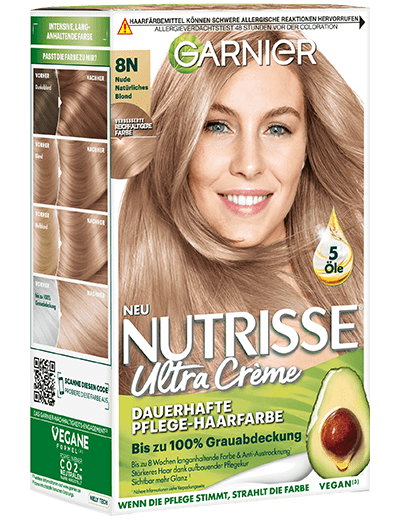 Nutrisse Creme 8N Nude Natürliches Blond - Produktabbildung